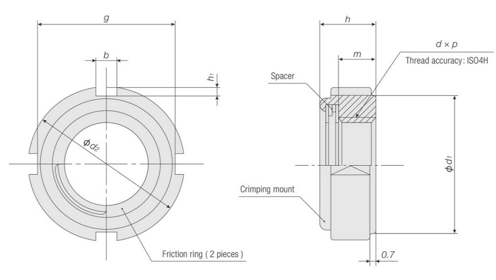日本富士FUJI螺母